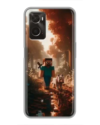 Чохол для OPPO A96 з картинкою «Стів у лісі»
