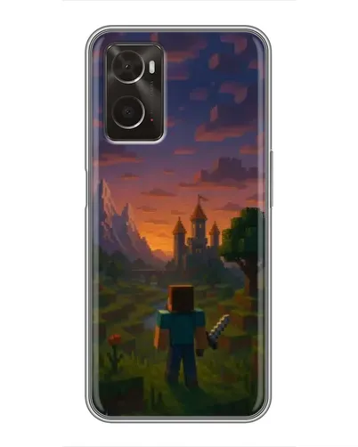 Чохол для OPPO A96 з картинкою «Стів біля вежі»