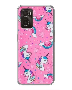 Чохол для OPPO A96 з картинкою «Unicorn паттерн рожевий» Чохол для OPPO A96 з картинкою «Unicorn паттерн рожевий»