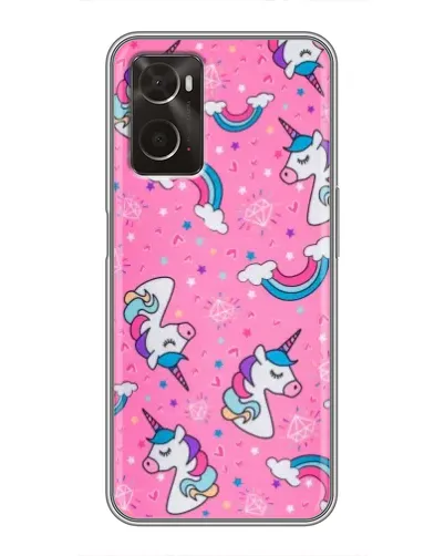 Чохол для OPPO A96 з картинкою «Unicorn паттерн рожевий» Чохол для OPPO A96 з картинкою «Unicorn паттерн рожевий»