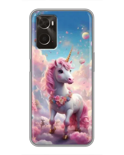Чохол для OPPO A96 з картинкою «Єдиноріг серед хмар» Чохол для OPPO A96 з картинкою «Єдиноріг серед хмар»