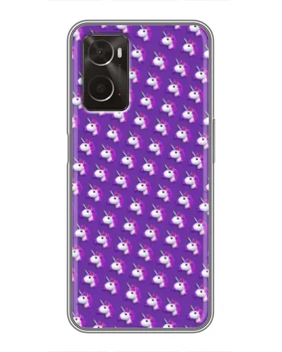 Чохол для OPPO A96 з картинкою «Єдинороги на фіолетовому» Чохол для OPPO A96 з картинкою «Єдинороги на фіолетовому»