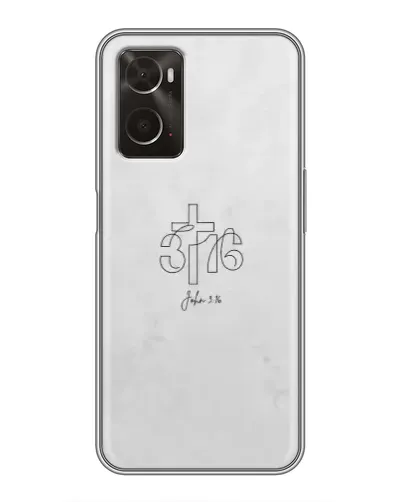 Чохол для OPPO A96 з картинкою «Івана 3:16 Хрест» Чохол для OPPO A96 з картинкою «Івана 3:16 Хрест»