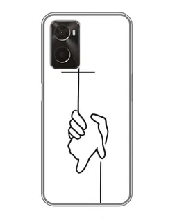 Чохол для OPPO A96 з картинкою «Рука тримає» Чохол для OPPO A96 з картинкою «Рука тримає»