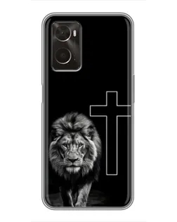 Чохол для OPPO A96 з картинкою «Лев та Хрест» Чохол для OPPO A96 з картинкою «Лев та Хрест»