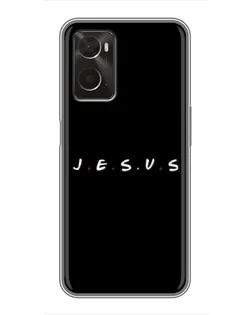 Чохол для OPPO A96 з картинкою «Крапки віри J.E.S.U.S.»