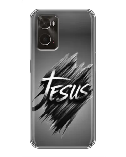 Чохол для OPPO A96 з картинкою «Напис Jesus Graffiti» Чохол для OPPO A96 з картинкою «Напис Jesus Graffiti»