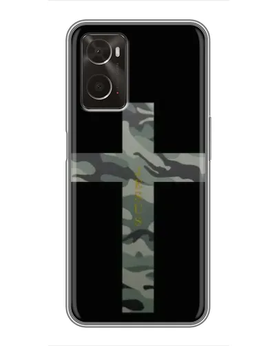 Чохол для OPPO A96 з картинкою «Мілітарі Хрест» Чохол для OPPO A96 з картинкою «Мілітарі Хрест»