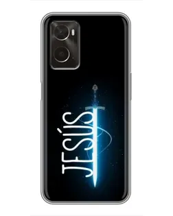 Чохол для OPPO A96 з картинкою «Меч Духа Jesus»