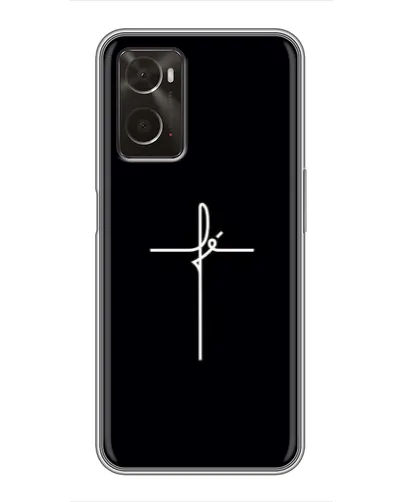 Чехол для OPPO A96 с картинкой «Тонкий крест» Чехол для OPPO A96 с картинкой «Тонкий крест»