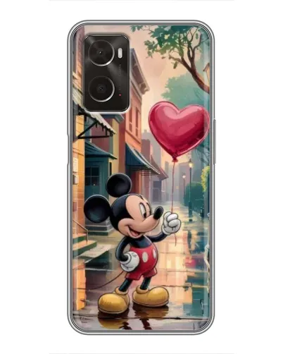 Чехол для OPPO A96 с картинкой «Микки и шарик-сердце» Чехол для OPPO A96 с картинкой «Микки и шарик-сердце»