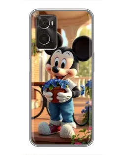 Чехол для OPPO A96 с картинкой «Микки садовод» Чехол для OPPO A96 с картинкой «Микки садовод»