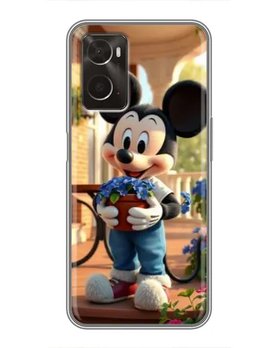 Чехол для OPPO A96 с картинкой «Микки садовод» Чехол для OPPO A96 с картинкой «Микки садовод»
