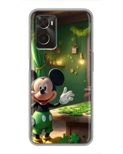 Чехол для OPPO A96 с картинкой «Микки в мастерской» Чехол для OPPO A96 с картинкой «Микки в мастерской»
