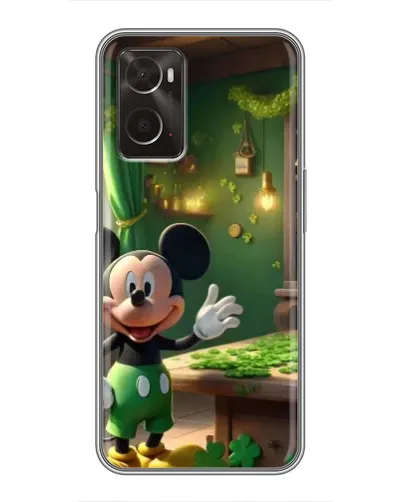 Чехол для OPPO A96 с картинкой «Микки в мастерской» Чехол для OPPO A96 с картинкой «Микки в мастерской»
