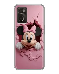 Чехол для OPPO A96 с картинкой «Минни сквозь стену» Чехол для OPPO A96 с картинкой «Минни сквозь стену»