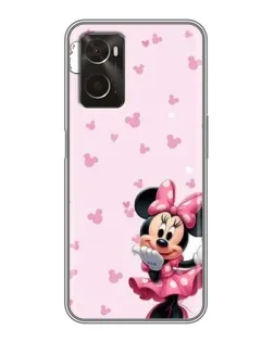Чехол для OPPO A96 с картинкой «Минни Маус и сердечки» Чехол для OPPO A96 с картинкой «Минни Маус и сердечки»