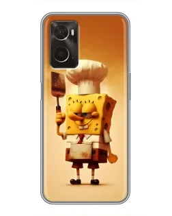 Чохол для OPPO A96 з картинкою «Губка Боб кухар» Чохол для OPPO A96 з картинкою «Губка Боб кухар»
