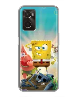Чохол для OPPO A96 з картинкою «Спанч Боб переможець» Чохол для OPPO A96 з картинкою «Спанч Боб переможець»