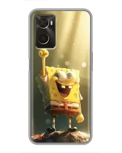 Чохол для OPPO A96 з картинкою «Сяючий Спанч Боб» Чохол для OPPO A96 з картинкою «Сяючий Спанч Боб»