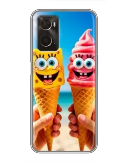 Чохол для OPPO A96 з картинкою «Спанч Боб морозиво» Чохол для OPPO A96 з картинкою «Спанч Боб морозиво»