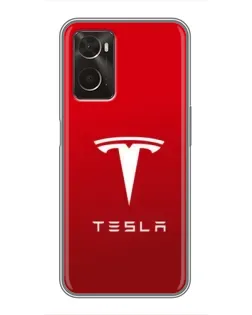 Чохол для OPPO A96 з картинкою «Tesla Red Classic»