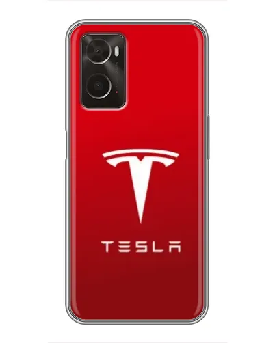 Чохол для OPPO A96 з картинкою «Tesla Red Classic»