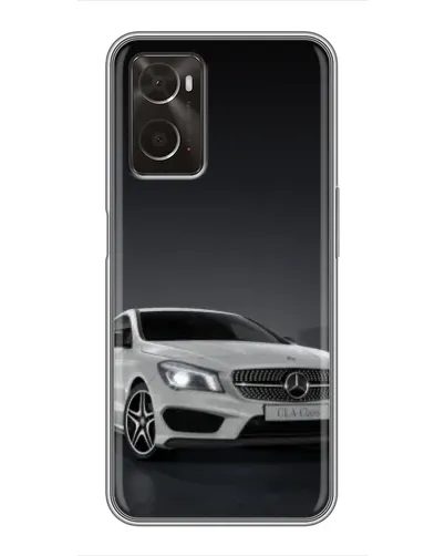 Чохол для OPPO A96 з картинкою «Mercedes AMG GT Silver»