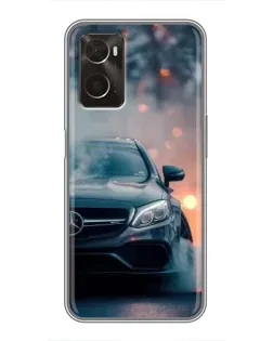 Чохол для OPPO A96 з картинкою «Mercedes — нічне місто» Чохол для OPPO A96 з картинкою «Mercedes — нічне місто»
