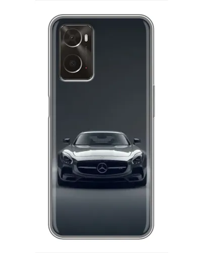 Чохол для OPPO A96 з картинкою «Mercedes на чорному»