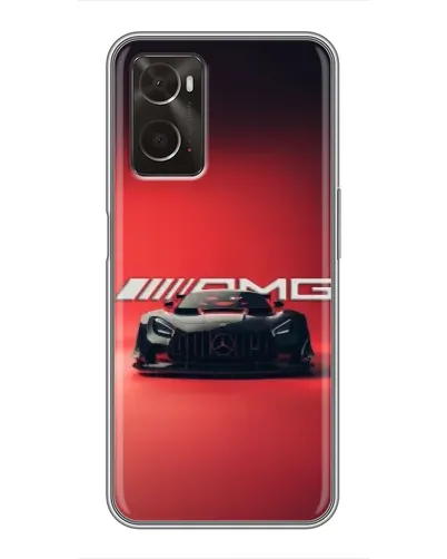 Чохол для OPPO A96 з картинкою «Mercedes AMG — червона лінія»