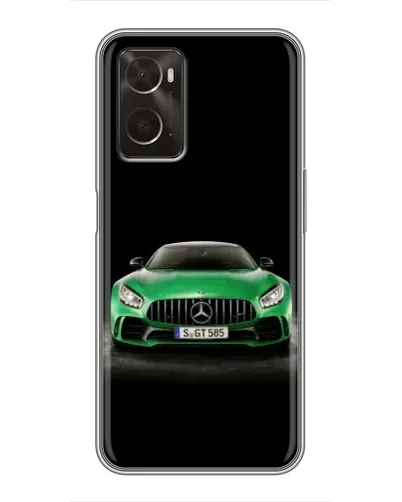 Чохол для OPPO A96 з картинкою «Mercedes — неоновий лого»