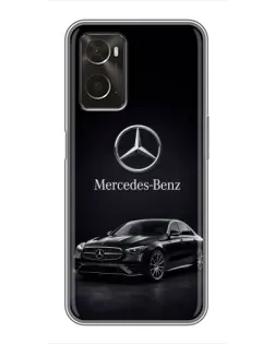 Чохол для OPPO A96 з картинкою «Mercedes — решітка радіатора»