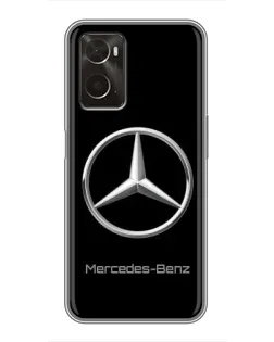 Чохол для OPPO A96 з картинкою «Mercedes Silver Logo»