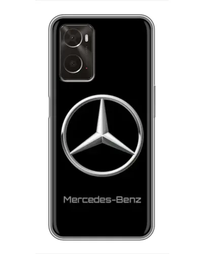 Чохол для OPPO A96 з картинкою «Mercedes Silver Logo»