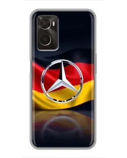 Чохол для OPPO A96 з картинкою «Mercedes — прапор Німеччини»