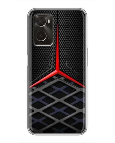 Чохол для OPPO A96 з картинкою «Mercedes Carbon Grid»