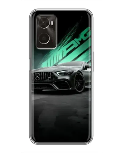 Чохол для OPPO A96 з картинкою «Темний Mercedes AMG»