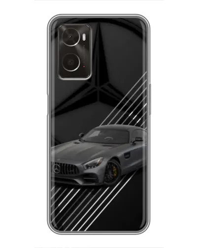Чохол для OPPO A96 з картинкою «Mercedes AMG — графіка»