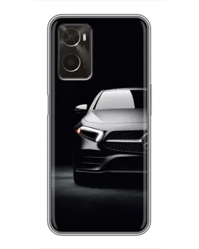 Чохол для OPPO A96 з картинкою «Світло фар Mercedes»