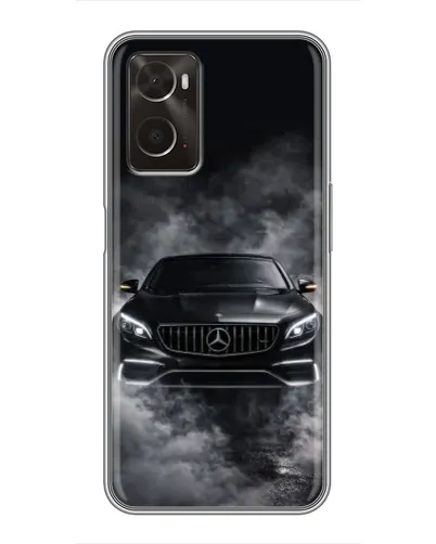 Чохол для OPPO A96 з картинкою «Mercedes у диму»