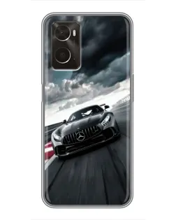 Чохол для OPPO A96 з картинкою «Гоночний Mercedes AMG»
