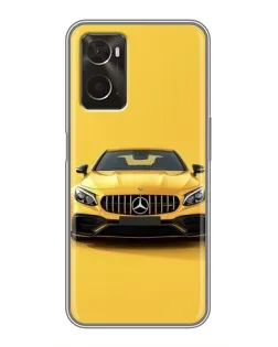 Чохол для OPPO A96 з картинкою «Жовтий Mercedes GT»