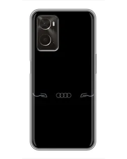 Чохол для OPPO A96 з картинкою «Audi — світловий підпис» Чохол для OPPO A96 з картинкою «Audi — світловий підпис»