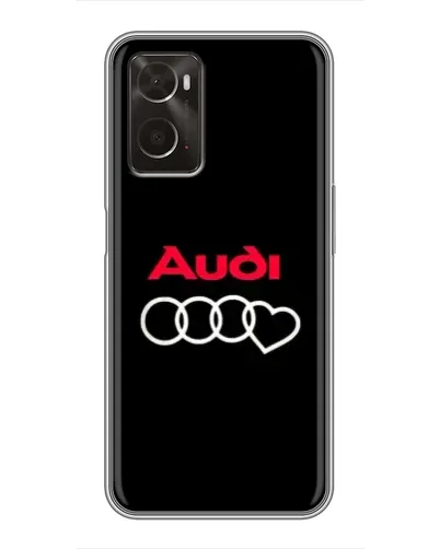 Чохол для OPPO A96 з картинкою «Логотип Audi Heart»