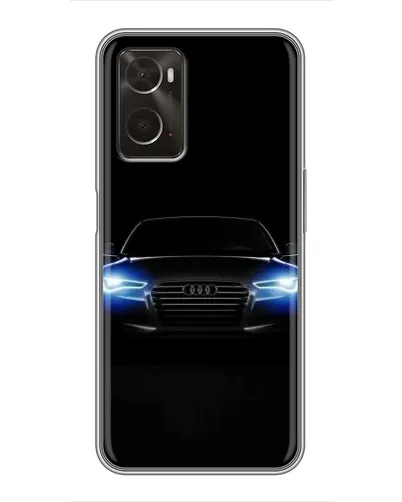 Чохол для OPPO A96 з картинкою «Audi в неоні»
