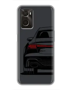 Чохол для OPPO A96 з картинкою «Задня частина Audi — арт»