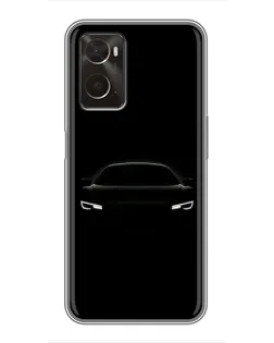 Чохол для OPPO A96 з картинкою «Погляд Audi у темряві»