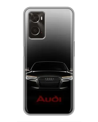 Чохол для OPPO A96 з картинкою «Audi — градієнтний контур»