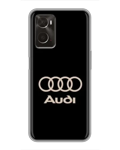 Чохол для OPPO A96 з картинкою «Audi — золотий логотип»